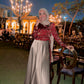 Gold Cloche Satin Skirt