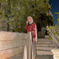 Gold Cloche Satin Skirt