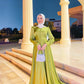 Kiwi Satin Soiree Dress