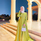 Kiwi Satin Soiree Dress