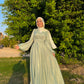 Shiny Mint Soiree Dress