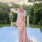 Body-rose Embroidered Soiree Dress