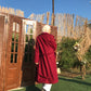 Maroon Long Winter Coat