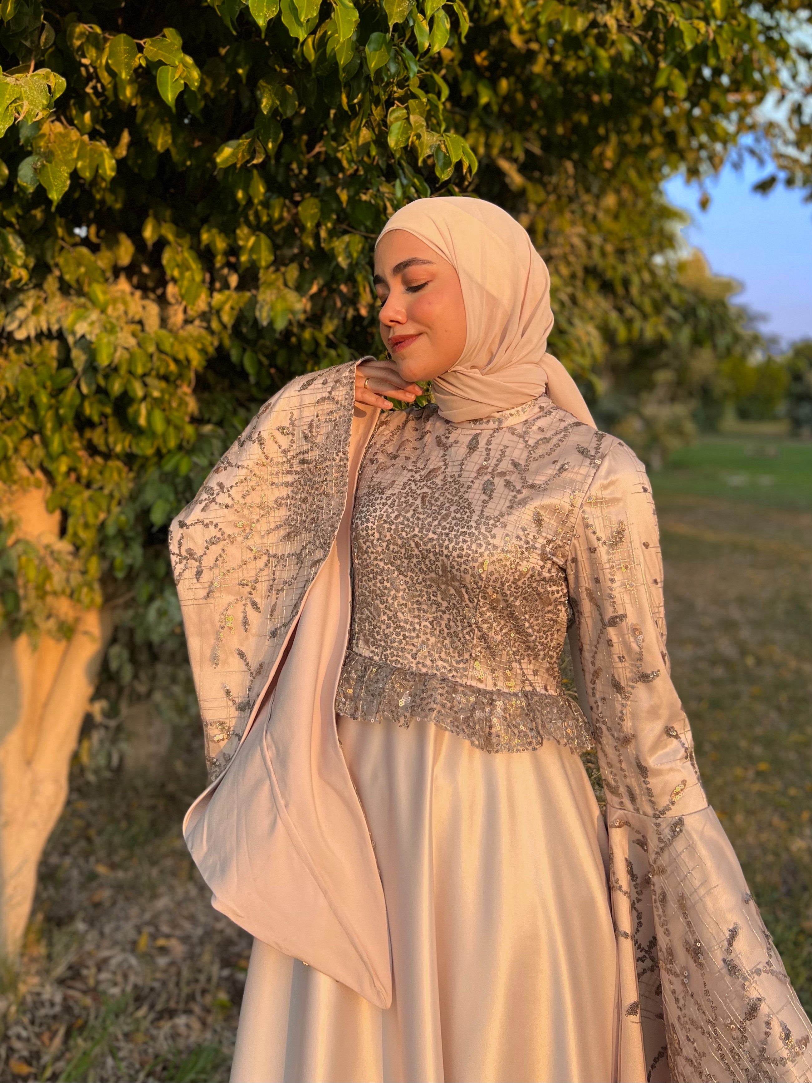 Hijab soiree hot sale dresses