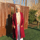 Maroon Long Winter Coat