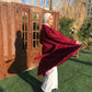 Maroon Long Winter Coat
