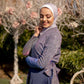 Silver Soiree Wrap Blouse