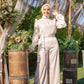 Body-rose Satin Soiree Pants