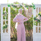 Rose Classic Cross Wrap Jumpsuit
