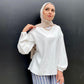 Off-white Linen Summer Blouse