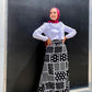 Patterned Black N White Summer Skirt