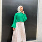 Floral Off-white Summer Skirt
