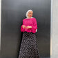 Floral Black Summer Skirt