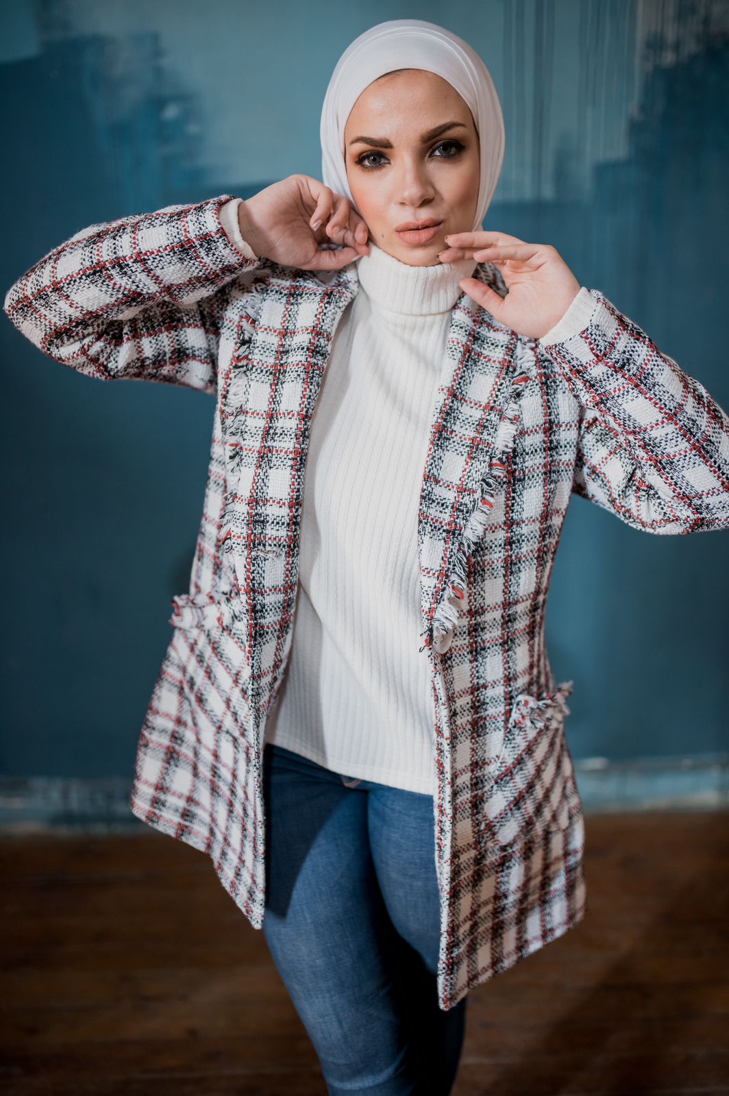 Plaid Winter Blazer