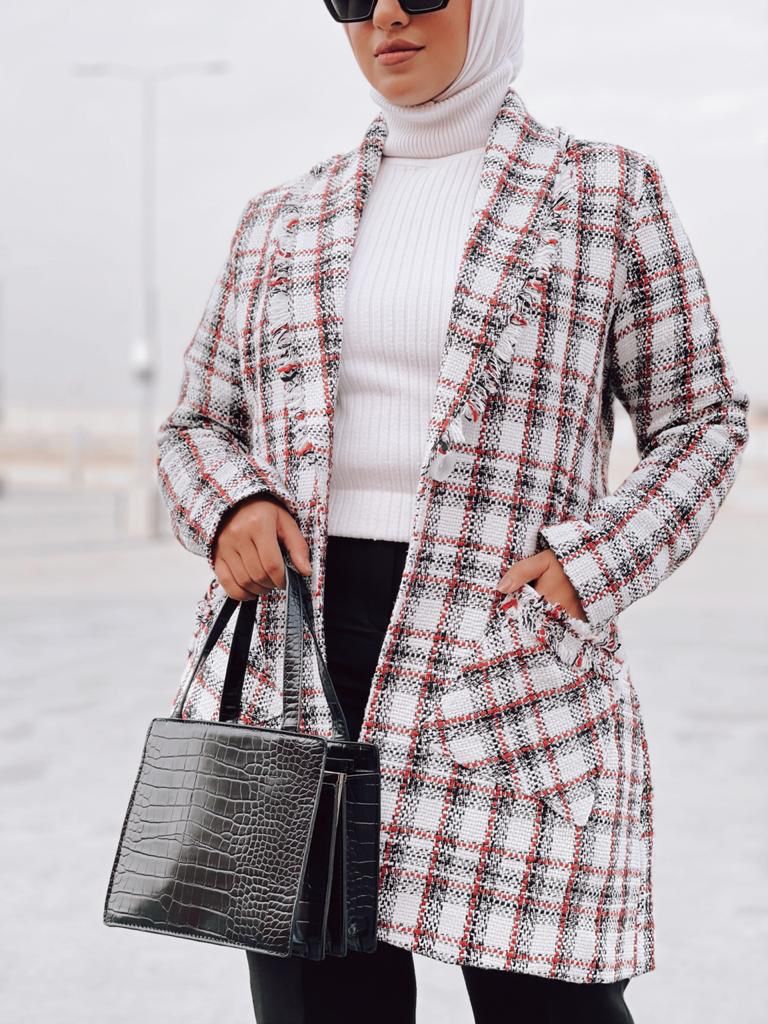 Plaid Winter Blazer