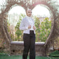 Black Gabardine Jeans Pants