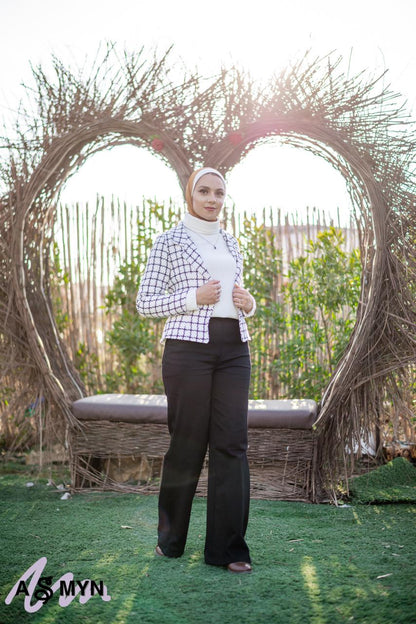 Black Gabardine Jeans Pants