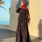 Black Floral Summer Dress