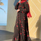 Black Floral Summer Dress