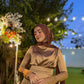 Gold Satin Soiree Dress