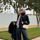 Black High Neck Winter Blouse