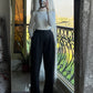 Black Wide Suit Pants