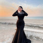 Black Mermaid Soiree Dress