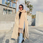 Beige Long Winter Coat