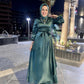 Royal Green Soiree Dress