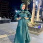 Royal Green Soiree Dress